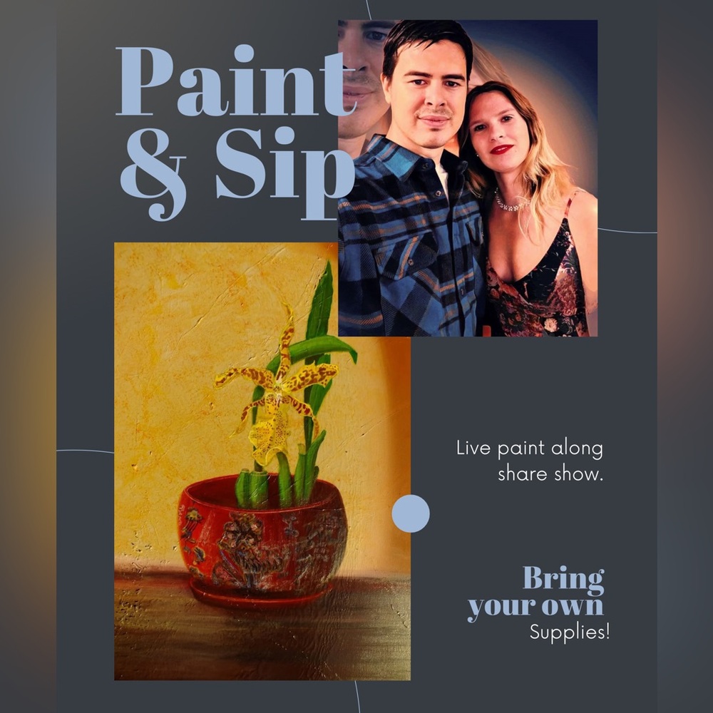 Paint & Sip Share Show 🖤